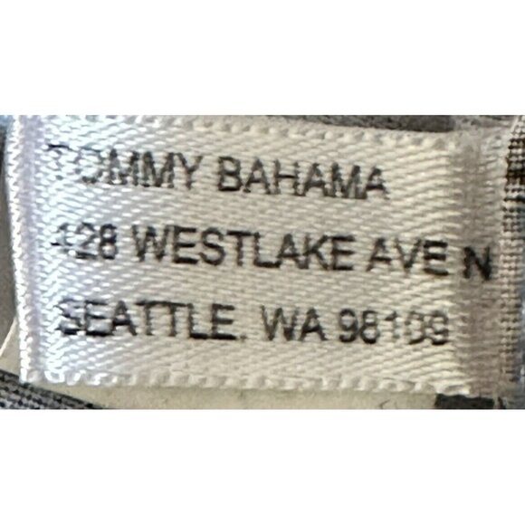 Tommy Bahama Mens Hawaiian Shirt Surfing Ocean Button Up Camp All Over Print XL - Picture 11 of 13